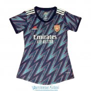 Camiseta Mujer Arsenal Tercera Equipacion 2021/2022
