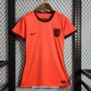 Camiseta Mujer Inglaterra Primera Equipacion 2022/2023