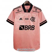 Camiseta Flamengo Pink 2020/2021 All Sponsors
