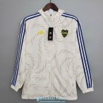 Boca Juniors Chaqueta Rompevientos White III 2021/2022