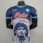 Camiseta Authentic Napoli Commemorative Edition Blue 2021/2022