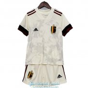 Camiseta Belgica Ninos Segunda Equipacion Euro 2020