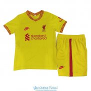 Camiseta Liverpool Ninos Tercera Equipacion 2021/2022
