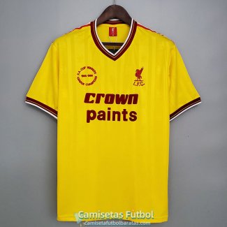 Camiseta Liverpool Retro Yellow 1985/1986