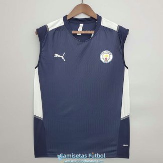 Camiseta Manchester City Vest Training Royal Blue 2021/2022