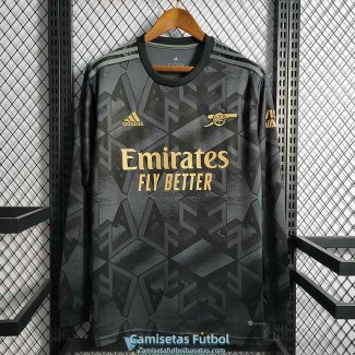 Camiseta Manga Larga Arsenal Segunda Equipacion 2022/2023