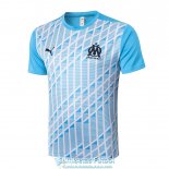 Camiseta Olympique Marseille Training Blue White 2020-2021