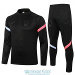 Corea Sudadera De Entrenamiento Black + Pantalon 2020-2021