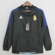 Real Madrid Chaqueta Rompevientos Black I 2022/2023