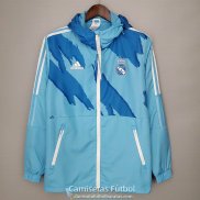 Real Madrid Chaqueta Rompevientos Blue Camouflage 2021/2022