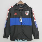 Sao Paulo FC Chaqueta Rompevientos Black Blue II 2022/2023