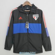 Sao Paulo FC Chaqueta Rompevientos Black Blue II 2022/2023