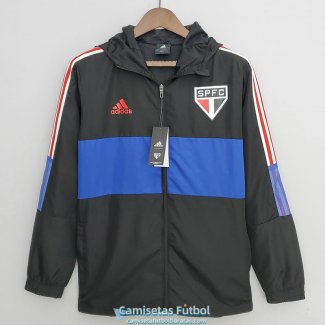 Sao Paulo FC Chaqueta Rompevientos Black Blue II 2022/2023