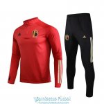 Belgica Sudadera De Entrenamiento Red + Pantalon 2020-2021