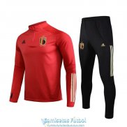 Belgica Sudadera De Entrenamiento Red + Pantalon 2020-2021
