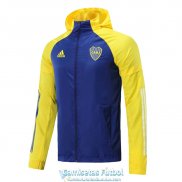 Boca Juniors Chaqueta Rompevientos Blue Yellow 2020-2021