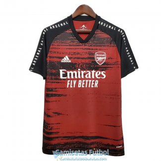 Camiseta Arsenal Training Red 2020-2021