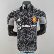 Camiseta Authentic Manchester United Portero Black 2022/2023