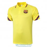 Camiseta Barcelona Polo Yellow 2020-2021