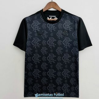 Camiseta Glasgow Rangers Black Edition 2022/2023