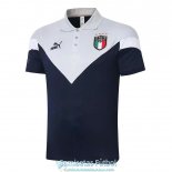 Camiseta Italia Polo Blue 2020-2021