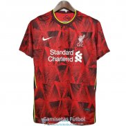 Camiseta Liverpool Training Red Black 2020/2021