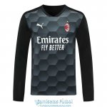 Camiseta Manga Larga AC Milan Portero Black 2020/2021