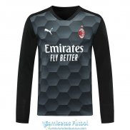 Camiseta Manga Larga AC Milan Portero Black 2020/2021