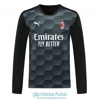 Camiseta Manga Larga AC Milan Portero Black 2020/2021