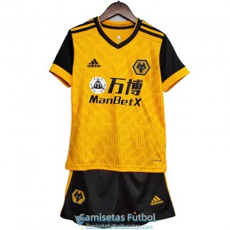 Camiseta Wolves Ninos Primera Equipacion 2020-2021