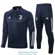 Juventus Sudadera De Entrenamiento Navy + Pantalon 2020-2021