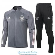 Alemania Chaqueta Dark Grey + Pantalon 2020-2021