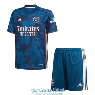 Camiseta Arsenal Ninos Tercera Equipacion 2020-2021
