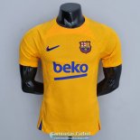 Camiseta Authentic Barcelona Training Suit Yellow I 2022/2023