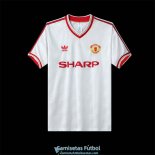 Camiseta Manchester United Retro Segunda Equipacion 1986/1988