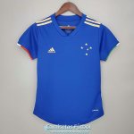 Camiseta Mujer Cruzeiro Primera Equipacion 2021/2022
