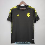 Camiseta Sport Club Internacional Training Black Yellow 2021/2022