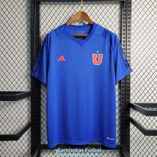 Camiseta Universidad De Chile Training Suit Blue I 2023/2024