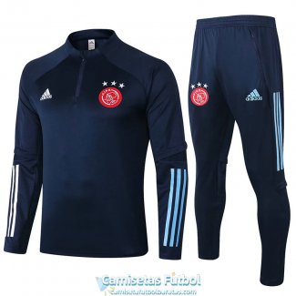 Ajax Sudadera De Entrenamiento Burgundy + Pantalon 2020-2021