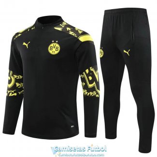 Borussia Dortmund Sudadera De Entrenamiento Yellow Black + Pantalon 2020/2021