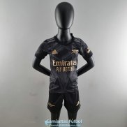 Camiseta Arsenal Ninos Segunda Equipacion 2022/2023