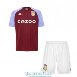 Camiseta Aston Villa Ninos Primera Equipacion 2020-2021