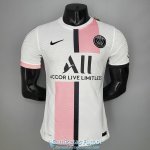 Camiseta Authentic PSG Pink White 2021/2022