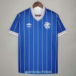 Camiseta Glasgow Rangers Retro Primera Equipacion 1982/1983