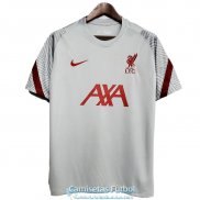 Camiseta Liverpool Training Light Gray 2020-2021