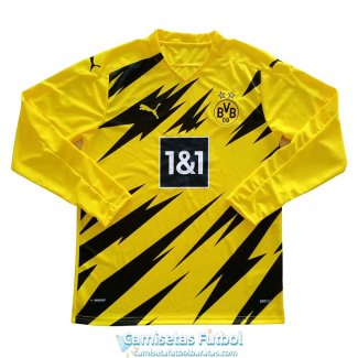 Camiseta Manga Larga Borussia Dortmund Primera Equipacion 2020-2021