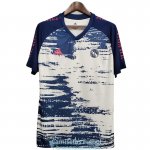 Camiseta Real Madrid Training White Blue 2020-2021