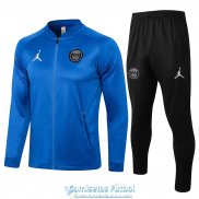 PSG x Jordan Chaqueta Blue + Pantalon Black 2021/2022