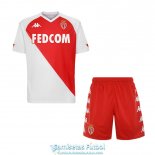 Camiseta AS Monaco Ninos Primera Equipacion 2020-2021