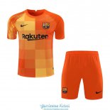 Camiseta Barcelona Ninos Portero Orange 2021/2022